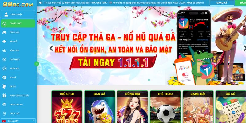 Tải App 99OK về thiết bị